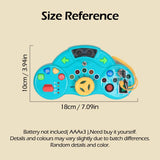 Montessori Busy Board Toys for Toddlers Gifts for 3 Year Old Baby Boys Girls Educational Learning Toys Toddler Travel Toys