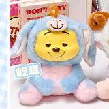 Original Winnie The Pooh Naughty Party Vinyl Face Doll Blind Box Cute Puffy Figurine Collectible Toy Kawaii Girl Birthday Gift