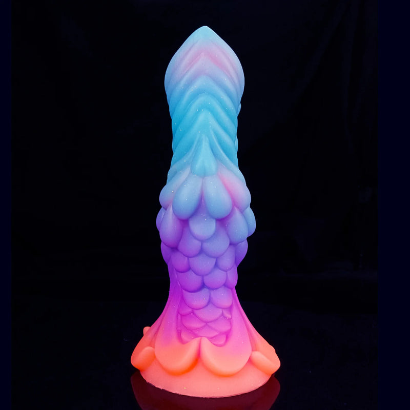 Silicone Realistic Dildo Luminous Monster Dildo Deep Anal Plug Explore Prostate Massage Anal Dildo Butt Plug Anal Toys Sexshop