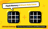 Portable Tic Tac Toe Game Console - Handheld Electronic Puzzle for All Ages, Travel Toys with Memory Training & Montessori Gifts