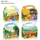 Disney Cartoon Winnie The Pooh Tablecloth Supplies Winnie The Pooh Party Disposable Table Cover Kids Birthday Party Decoration