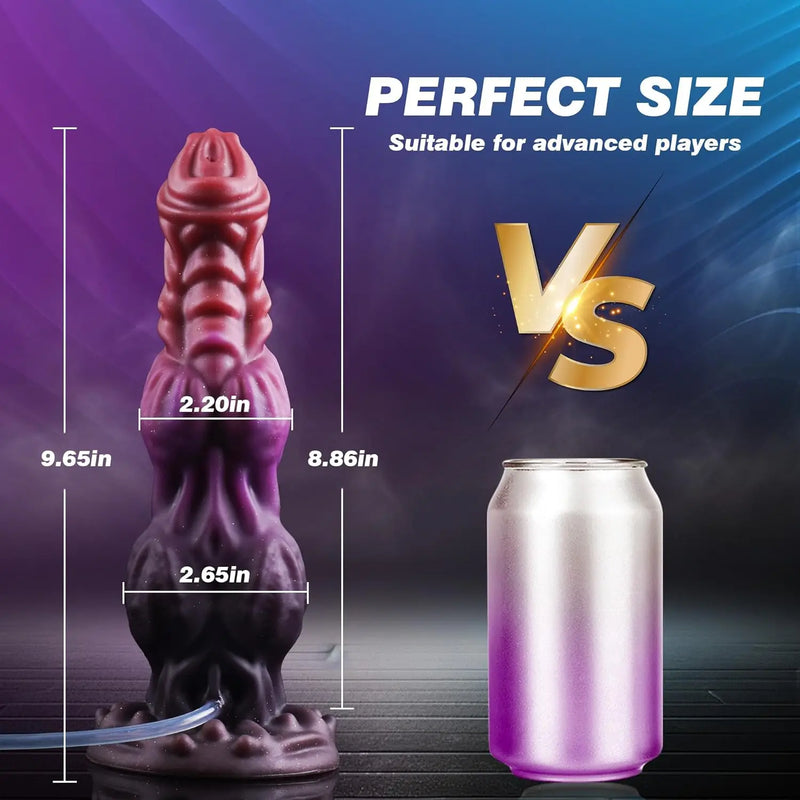 Huge Monster Dildo Squirting Fantasy Dildo Dragon Horse Dog Dildo Knotted Ejaculating Toy Big Anal Silicone Adult Toys for Women