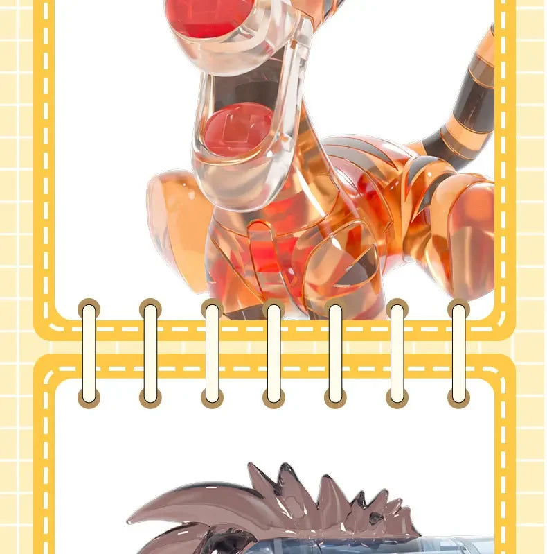 Disney Winnie the Pooh Crystal Building Blocks Winnie the Pooh Bear Table Decoration Adult Toys Children Gifts