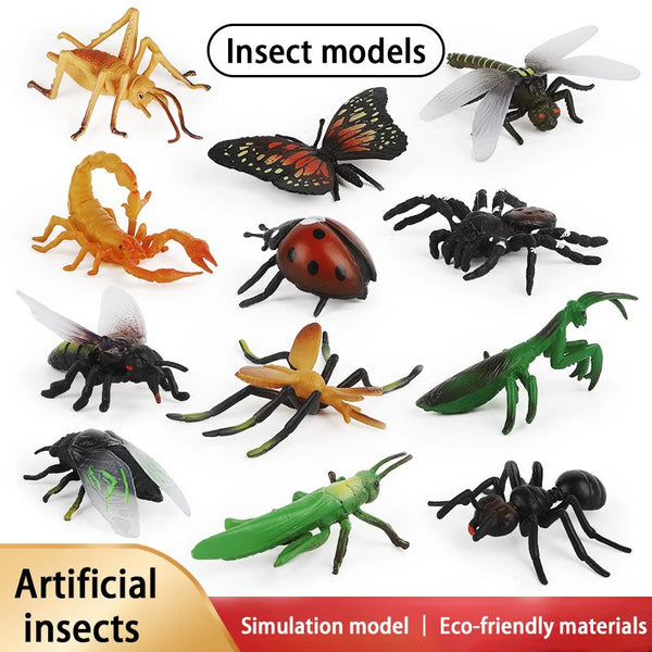 Children'S Simulation Insect Models, Animal Toys, Bees, Butterflies, Grasshoppers, And Other Children'S Toys,