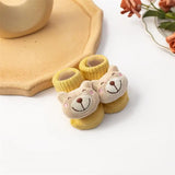 Cute Winnie the Pooh Baby Boy Socks Cotton Baby Socks Rubber Anti Slip Boy Girl Floor Kids Toddlers Sock Infant Newborn Gift