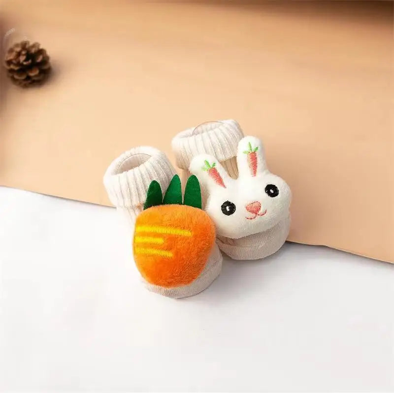 Cute Winnie the Pooh Baby Boy Socks Cotton Baby Socks Rubber Anti Slip Boy Girl Floor Kids Toddlers Sock Infant Newborn Gift