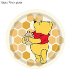 Disney Cartoon Winnie The Pooh Tablecloth Supplies Winnie The Pooh Party Disposable Table Cover Kids Birthday Party Decoration