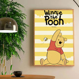 1pc Winnie the Pooh Poster Poster Art Print Bar Living Room Furniture Decor