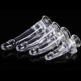 Crystal Simulation Dildo 4size Realistic Dildo For Woman Big Penis Dildo Can Strapon Suction Cup Dildo Transparent Dick Buttplug