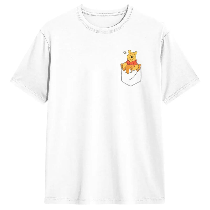 Winnie The Pooh Hunny In My Pocket T-Shirt Summer T Shirts 100 Cotton Harajuku Tee Shirt For Men's Short Sleeve Casual Clothing