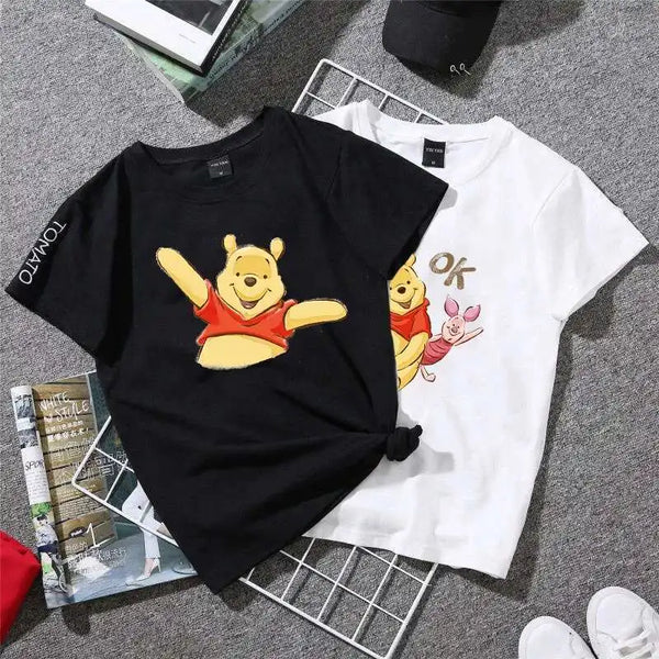 Miniso Co branded IP Winnie The Pooh Heat Transfer Clothes Stickers For Children Iron On Transfer Patches For Clothes Decor