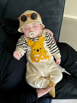 Autumn Newborn Infant Baby Boys Girls Romper cute Winnie the Pooh Playsuit Overalls Cotton Baby Jumpsuit Newborn Clothes