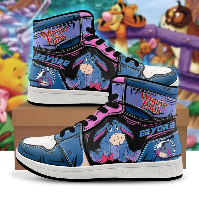 Shoes Winnie The Pooh 3D Print Sneakers Anime Cartoon Basketball Sports Casual Men's Shoes The Nightmare Before Christmas