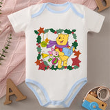 Winnie the Pooh MINISO 100% Cotton Jumpsuit Baby Cloths Onesie Bodysuit for 0 To 12 Months Newborn Best Cute Gift for Baby