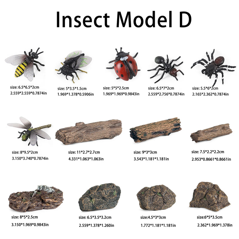 Children'S Simulation Insect Models, Animal Toys, Bees, Butterflies, Grasshoppers, And Other Children'S Toys,