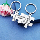 Best Friends Keychain Set Friendship Gift Winnie The Pooh Piglet Gift Winnie The Pooh Jewelry Puzzle Keychain Couple Gifts