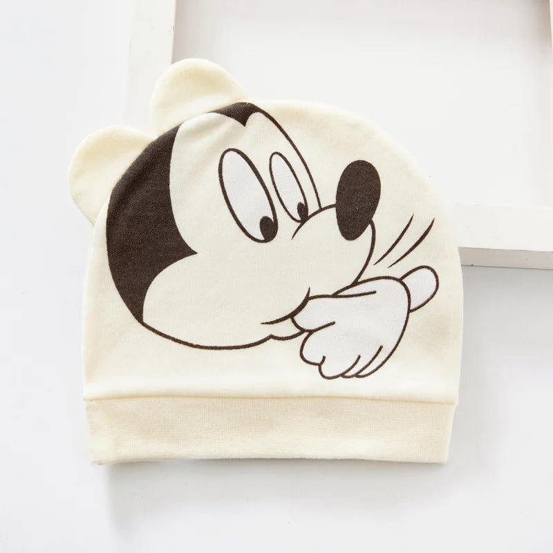 Cartoon Soft Cotton Newborn Hat Winnie the Pooh Baby Cap Summer Soft  newborn Baby Boys Girls Caps