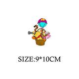 Winnie the Pooh Bear Cartoon Patches for Clothes Heat Transfer Thermal Stickers DIY Kids T shirt Iron on for Women Appliqued