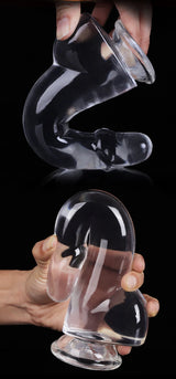 Crystal Simulation Dildo 4size Realistic Dildo For Woman Big Penis Dildo Can Strapon Suction Cup Dildo Transparent Dick Buttplug