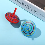 Toys Educational Game Peg-Top Desktop Toys Wooden Rotate Gyro Woode Spinning Top Toy Desktop Spinning Top Wooden Gyro Toys