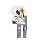 Kids Clothes 2024 Autumn Princess Children's Clothing Sets Cartoon Minnie Mouse Suit for Girls Two-piece Baby Girl Clothing