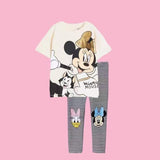 Kids Clothes 2024 Autumn Princess Children's Clothing Sets Cartoon Minnie Mouse Suit for Girls Two-piece Baby Girl Clothing