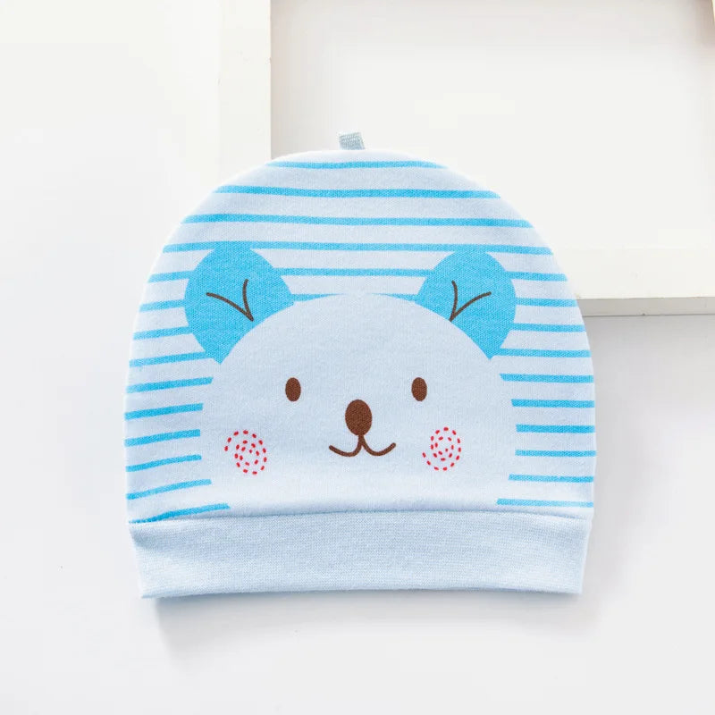 Cartoon Soft Cotton Newborn Hat Winnie the Pooh Baby Cap Summer Soft  newborn Baby Boys Girls Caps