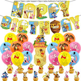 Disney Cartoon Winnie The Pooh Tablecloth Supplies Winnie The Pooh Party Disposable Table Cover Kids Birthday Party Decoration