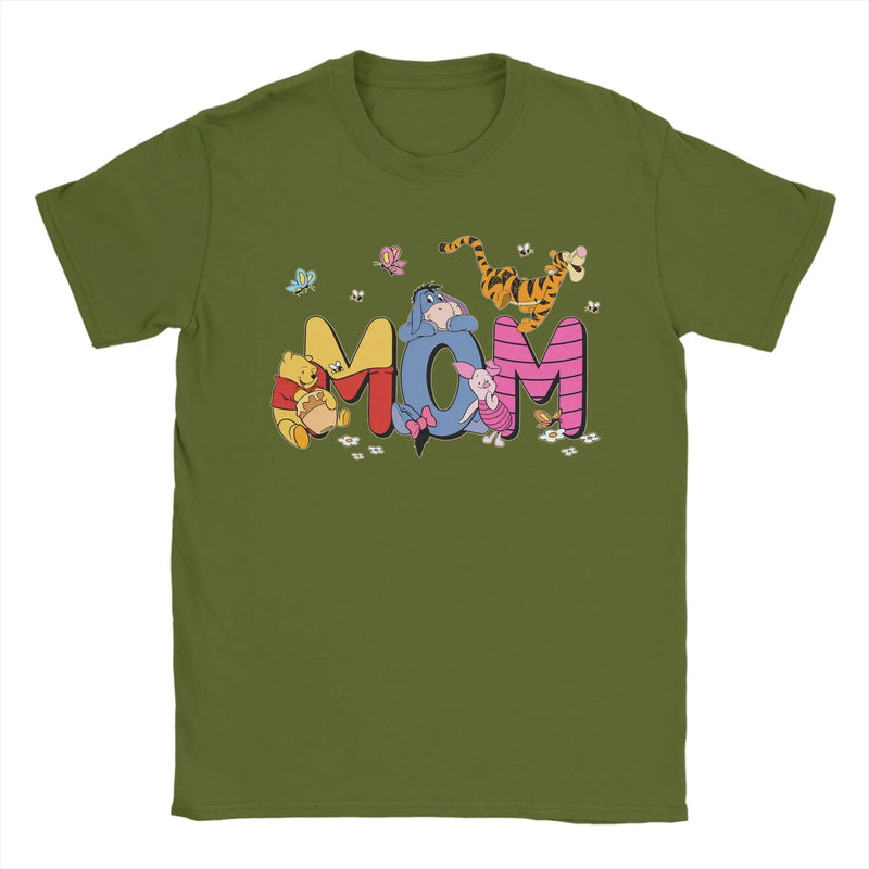 Men Women winnie the pooh Shirt Pure Cotton New Arrival Tee Shirts  Clothing Outfits