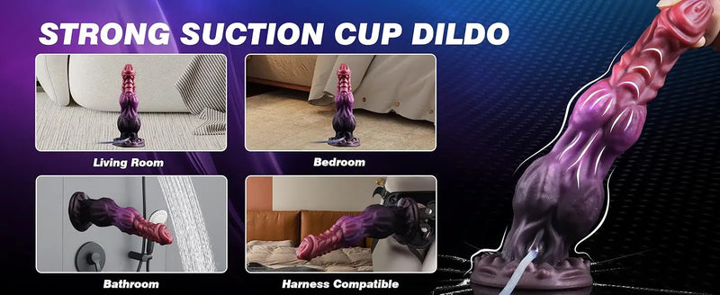 Huge Monster Dildo Squirting Fantasy Dildo Dragon Horse Dog Dildo Knotted Ejaculating Toy Big Anal Silicone Adult Toys for Women