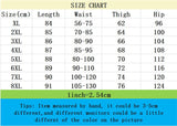 XL-8XL Plus Size Women Harem Pants Casual Elastic High Waist Pants Print Middle Aged Women Loose Straight Pants Mom Trousers