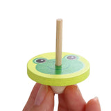 Toys Educational Game Peg-Top Desktop Toys Wooden Rotate Gyro Woode Spinning Top Toy Desktop Spinning Top Wooden Gyro Toys