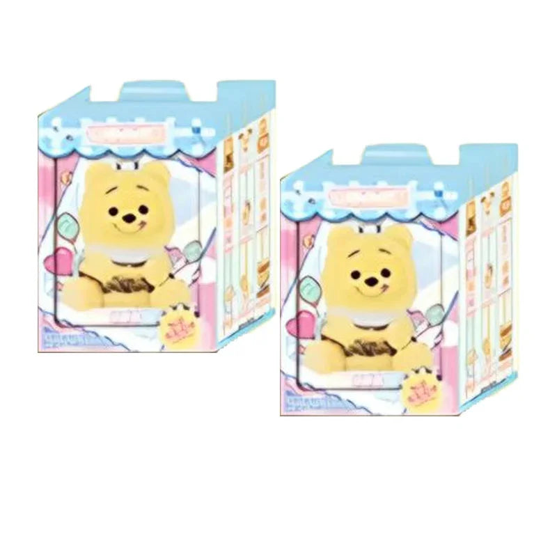 Winnie The Pooh Naughty Party Blind Box Desktop Collectible Plush Pendant Mystery Doll Toy for Girls Birthday Decoration Gift