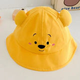 Newborn Baby Boys Girls Rompers+Sock+Hat 3pcs Set Cartoon Mickey Pooh Donald Duck Print Cotton Clothes Jumpsuit Infant Bodysuits