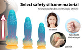 Luminous Fantasy Dildo Silicone Anal Monster Dildo Huge Thick Long Realistic Dragon Dildo Giant Soft Suction for Women Flexible