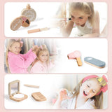 Wooden Baby Toys Simulation Cosmetics Set Pretend Makeup Toys Girls Playing House Game Children Early Education Montessori Toys
