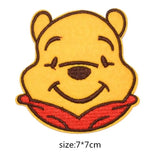 Cartoon Winnie the Pooh Patch Embroidered Iron on Lovely Embroidered Cloth Patches  DIY Garment Decoration Cloth
