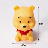 Disney Cartoon Winnie The Pooh Ornaments Cute Animal Dolls Piggy Winnie The Pooh Tigger Cake Baking Decoration Ornaments