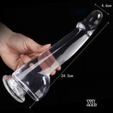 Crystal Simulation Dildo 4size Realistic Dildo For Woman Big Penis Dildo Can Strapon Suction Cup Dildo Transparent Dick Buttplug