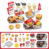 Children's toys: Pretend play, barbecue, fast food, pizza, sushi, afternoon tea, desserts, kitchen food, toy sets