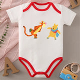 Winnie the Pooh MINISO 100% Cotton Jumpsuit Baby Cloths Onesie Bodysuit for 0 To 12 Months Newborn Best Cute Gift for Baby