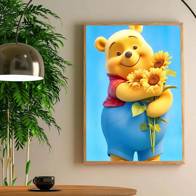 1pc Winnie the Pooh Poster Poster Art Print Bar Living Room Furniture Decor