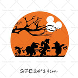 Halloween Winnie the Pooh Heat Transfer Prints for Clothes Ironing Stickers Thermal Decals on Tshirts