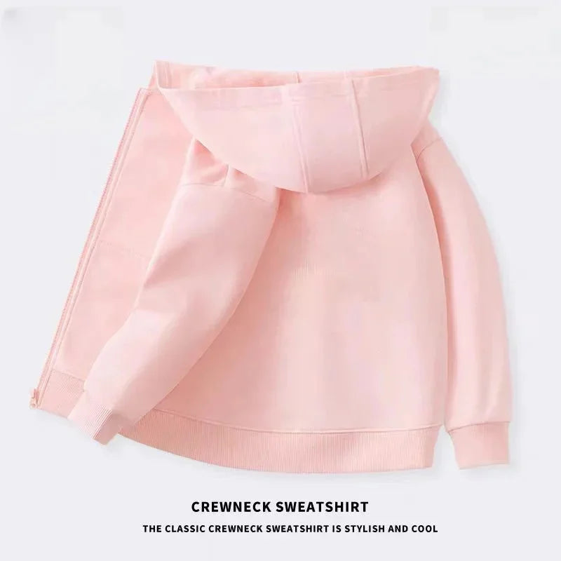 Winnie The Pooh Spring Autumn Cute 2Pcs Casual Hoodie+Pants Tracksuits 3-14 Years Boys Girls Outfits Children Clothes