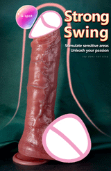 XXXL Huge Dildo Vibrator Dildo Heating Wireless Remote Telescopic Dildo Vibrator For Women Realistic Penis Swing Dick SexToys