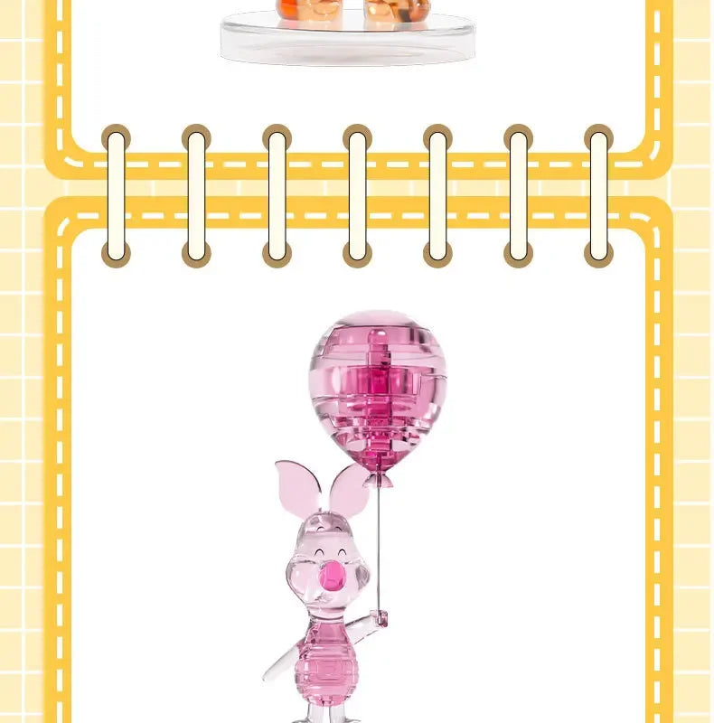 Disney Winnie the Pooh Crystal Building Blocks Winnie the Pooh Bear Table Decoration Adult Toys Children Gifts