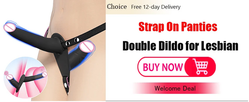 Strap On Realistic Double Dildo Pants For Woman Men Couples Dildo Panties For Lesbian Gay Flesh purple Vibrator Dildo For Gay