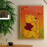 1pc Winnie the Pooh Poster Poster Art Print Bar Living Room Furniture Decor
