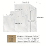 1PC Winnie the Pooh Blanket for Cozy ,Multifunctional blanket suitable for home,  travel, camping, nap cover blanket.