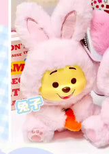 Original Winnie The Pooh Naughty Party Vinyl Face Doll Blind Box Cute Puffy Figurine Collectible Toy Kawaii Girl Birthday Gift